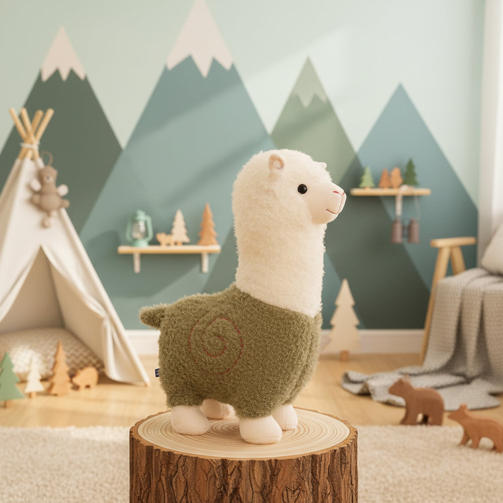 Peluche Alpaga XXL - Décoratif Chambre Enfant - Mes Animaux Déco