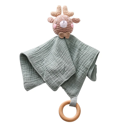 Mes anilaux déco - Doudou Animaux avec Anneau de Dentition