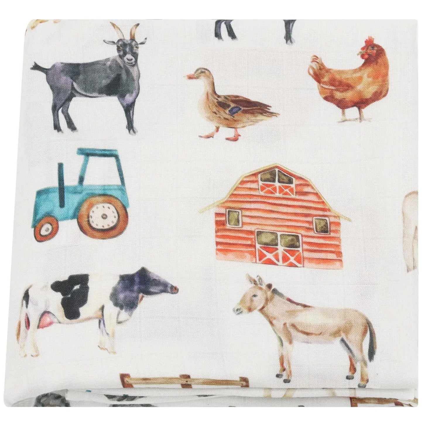 Couverture d'Emmaillotage pour Bébé - Mes animaux déco