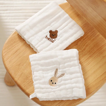 Serviette pour bébé - Mes animaux déco