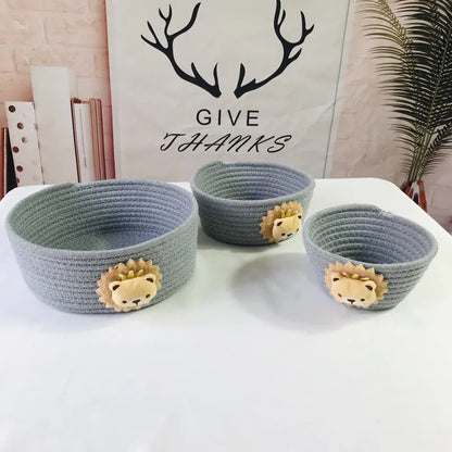 Panier de Rangement Tissé à la Main