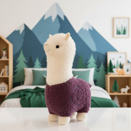 Peluche Alpaga XXL - Décoratif Chambre Enfant - Mes Animaux Déco