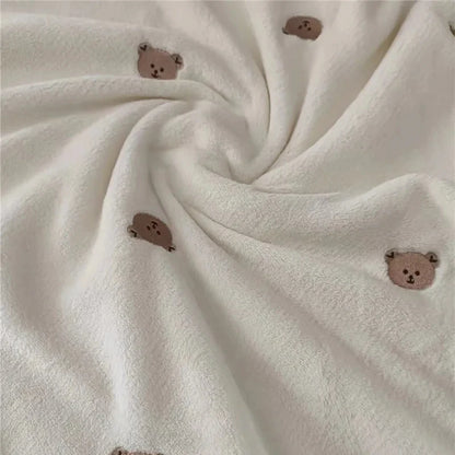 Couverture Bébé Douce en Velours de Mes animaux déco,