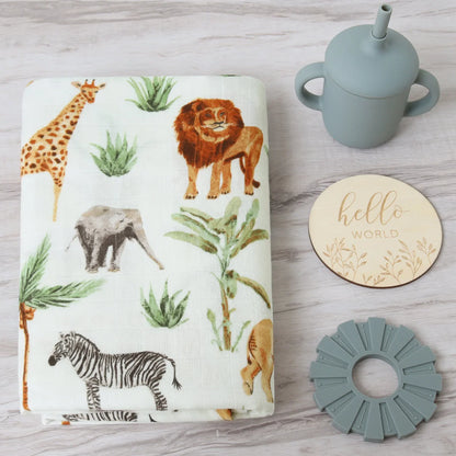 Couverture d'Emmaillotage pour Bébé - Mes animaux déco