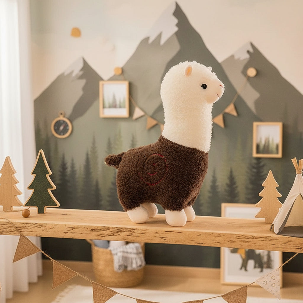 Peluche Alpaga XXL - Décoratif Chambre Enfant - Mes Animaux Déco
